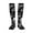 1 Black, variant on Skull bird bat spider Compression Socks for Women and Men 20-30mmHg-Circulation Support Socks Knee High Nurse Pregnant Running Medical and Travel Athletic