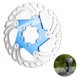 thumbnail image 5 of Rotor De Freno De Bicicleta De Montaña Rotor De Freno De Disipación De Calor Hueco Disco Flotante Grueso Disco De Cinco Clavos Con Hebilla Flotante De Acero Inoxidable 1 Pieza Vogacara OD010802-03, 5 of 7