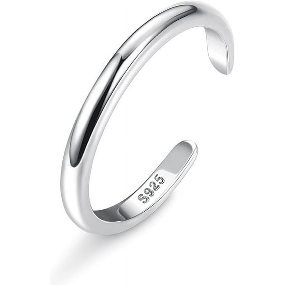 925 Sterling Silver Toe Rings for Women 18K White Gold Plated Arrow Heart Infinity Vintage Celtic Knot Teardrop Daisy Flower Stylish Toe Rings Adjustable Toe Band Rings Summer Beach Foot Jewelry Band