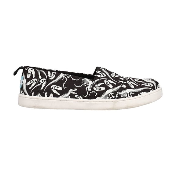 TOMS Boys Alpargata Dino Slip On Flats Casual Shoes