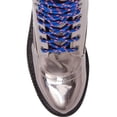 thumbnail image 5 of Shellys London Erin Pewter Leather Multi Lace Up Chunky Platform Combat Boot (Silver, 40), 5 of 6