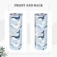 thumbnail image 4 of PAYOHTO Whales Marine Theme 20 Oz Stainless Steel Mug Tumblers Cup for Men Women Insulated Slim Thin Travel Tumbler, 4 of 7
