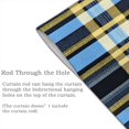 thumbnail image 4 of Door Curtain 34x56in Two Pieces Of Uniform Is Not Easy To Wrinkle The Room Shade And Dustproof For The Wall On The Door Or Window Cornflowerblue Buffalo Plaid Check Tartan Scotland_4, 4 of 5