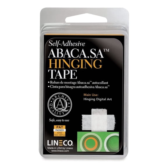 Lineco Abaca Self-Adhesive Hinging Tape - 7/8" x 12 ft