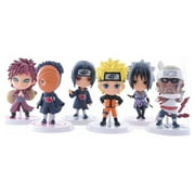 BIGOCT Naruto Figures Set (6 Piece), 2.5"