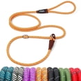 thumbnail image 1 of Correa para perros Fida, duradera, de nailon, 6 pies x 3/8 pulgadas, naranja, 1 of 9