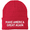 Red, variant on MAGA Embroidered Acrylic Beanie, 12" Solid Cuffed Patriotic Political Knit Cap for Men & Women