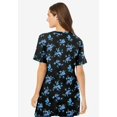 thumbnail image 2 of Woman Within Plus Size Perfect Printed Crewneck Tunic, 2 of 6