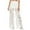 White_002, variant on HNMKIU Womens Casual High Waist Loose Fit Straight Leg with Lace and Cut Out for Party and Daily Trousers for Women Light Pink_001,L