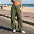 thumbnail image 6 of Hilenly Hiking Pants Women Lightweight Cargo Pants Golf Travel Work Camping Pants with Pockets, 6 of 10