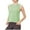Green, variant on ZQUUVOU Tank Top For Women Summer Round Neck Sleeveless Solid Color Camisoles Tops (Black,S)