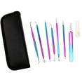 thumbnail image 2 of Stainless Steel Blackhead Remover Set, 7 Pieces Pimple Extractor Kit, 2 of 7