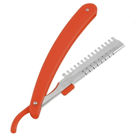 Unique Bargains Unique Bargains Foldable Hair Shaver Trimmer Eyebrow Razor Shaper Red