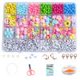 thumbnail image 2 of Kit de abalorios para hacer pulserasabalorios de vidrio mixto de coloresjuego de joyería DIY (A) Ndcxsfigh Nuevos Originales, 2 of 8