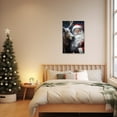 thumbnail image 2 of ZHONGYUTONG Christmas Canvas Wall Art Santa Claus Face Picture Prints New Year Poster (20"x30"), 2 of 6
