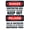 Warning Sign 1, variant on Construction Area Warning Sign 8"x12" - Construction Security Metal for Building Site Renovation Zone Business Home Outdoor Indoor Road Yard Garage