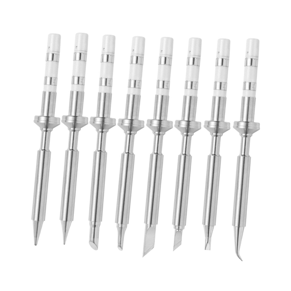 8pcs Mini Soldering Iron Tips Replacement for Pinecil Micro-Soldering Iron,PTS200/TS100 Solder Pen Soldering Accessories