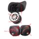thumbnail image 4 of Ruedas de equipaje de 2 uds., giratorias de 360 grados, bloqueables, silenciosas, antidesgaste, ruedas para maleta PP PET con tornillos para reemplazo, 4 of 8