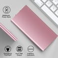 thumbnail image 3 of iNova 5V/2.1A Power Bank for Heated Vest Jacket Pants Scarf, 20000mAh Power Bank Portable Charger for Heated Clothing,[2-Pack] Rose Gold, 3 of 6