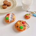 thumbnail image 2 of Character Cute Fun Colorful Cookie Design Air pods Cover Creative Accessories Soft Silicone Anti-Scratch Wireless Earphone Protector Compatible with Airpods Pro Carabiner, 2 of 8