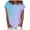 Multicolor womens tops summer, variant on USSUMA Womens Summer Tops Trendy Round Neck Cute Tie Dye Basic T Shirts for Women Short Sleeve Blouses Tops Dressy Ombre Gradient Tunic Plus Size Shirts for Women