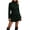 Army Green, variant on Women's Fitted Stand-Collar Coats Stand Collar Long Sleeve Breasted Solid Color Fitted Waist Short Length Wool Coat with Pockets Waist-Defined Collared Jacket for Women Beige