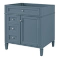 thumbnail image 7 of 29" Sturdy Modern Freestanding Vanity Cabinet, Modern Bathroom Cabinet with Ample Storage, Freestanding Vanity with Drawers for Bathroom, Indigo, 7 of 7