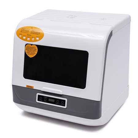 Countertop Dishwasher 3 Washing Programs Air-dry Function for Small Apartments