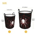 thumbnail image 4 of KLL Spider On The Web Waterproof Foldable Laundry Hamper Bucket with Handles for Storage Bin,Kids Room,Home Organizer (Small ), 4 of 7