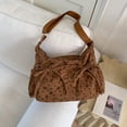 thumbnail image 2 of gcong Stylish Large Capacity Tote Bag with Elegant Bow Detail Versatile Crossbody Purse Casual Daypack Handbag for Women, 2 of 5