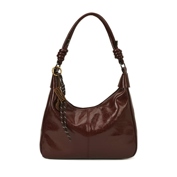 Cross Body Bag for Women, Suede Leather Handbag Vintage Shoulder Bag Elegant Commute Tote Bag