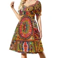 thumbnail image 2 of MEXICO ART Short-Sleeved Dress Bride dresses cocktail dresses women's clothing trend, 2 of 7