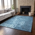 thumbnail image 6 of Addison Rugs Mayfield Washable Transitional Ikat Blue Rectangle Rug, 10' x 14', 6 of 6