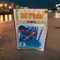 thumbnail image 2 of 20 Patriotic/4Th Of July Cake Topper, Cupcake Party Plastic Picks. New Sealed., 2 of 5