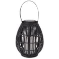 thumbnail image 1 of Farol solar de jardín LED para exteriores, impermeable, decorativo, de ratán, para patio, camino y patio., 1 of 14