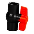 thumbnail image 4 of TISHITA PVC Ball Valve Slip Fitting Shut Off Switch Handle T Handle Water Control for Aquarium Plumbing Pipe Swimming Pool Inner Dia 4cm, 4 of 8