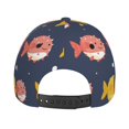thumbnail image 4 of Xecao Cute Puffer Fish for Baseball Cap: Unisex, crafted from classic polyester twill fabric, featuring a soft unconstructed design, 4 of 5