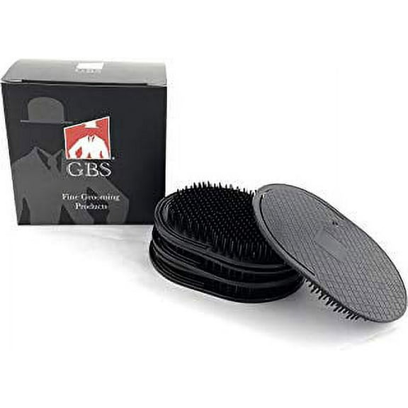 GBS Premium Portable Oval Pocket Palm Brush Comb Massager for Men’s Women & Pet Pack of 6