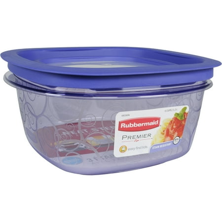 Rubbermaid Premier Easy Find Lids 5 Cup Food Storage Containers, 2