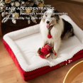 thumbnail image 4 of Cama para Perro Bedsure XL Ortopédica Impermeable Lavable Roja 42 cm, 4 of 9