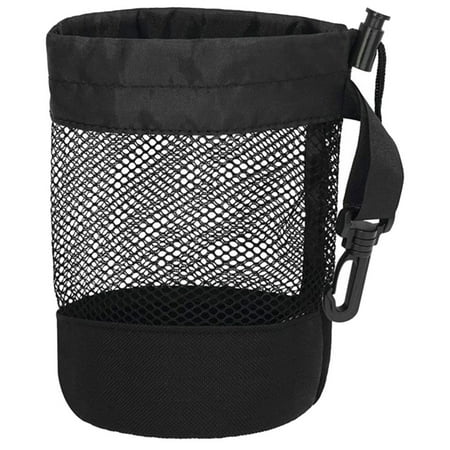 FENGGUIQU Nylon Tennis Mesh Bag with Adjustable Waist Strap and Secure Buckle for Easy Carrying