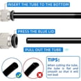 thumbnail image 3 of 10 piezas macho recto tubo de 6mm OD x 1/8 "BSP conector rápido de rosca con juntas (PC6-01), 3 of 5