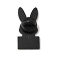 thumbnail image 2 of 10pcs Word I'm Not Mean I'm Honest Enamel Pin Electrophoresis Black Alloy Rabbit Brooch for Backpack Clothes Black 30x15x1.5mm for Crafting, 2 of 3