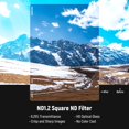 thumbnail image 3 of Filtro ND cuadrado NEEWER ND1.2 (4 paradas) 4x5.65 Cinema con funda, 3 of 9
