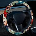 thumbnail image 2 of Football 14.5 Inch Printing PVC Leather Auto Accessories Car Wheel Covers Steering Wheel Cover Car Wheel Cover, 2 of 6