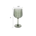 thumbnail image 4 of Ensemble de 4 verres à vin Trian verts de 17,7 oz de Better Homes & Gardens, 4 of 6