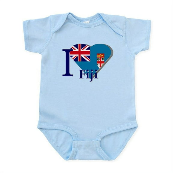 CafePress - I Love Fiji Infant Bodysuit - Baby Light Bodysuit, Size Newborn - 24 Months