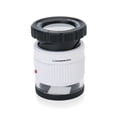 thumbnail image 2 of Handheld Seniors Estudiantes Lupa de lupa 30x Magnifier con luz LED Joyería de tamaño de bolsillo Lupa Joyero Regalos Suministros Vogacara TO007854-00B, 2 of 7