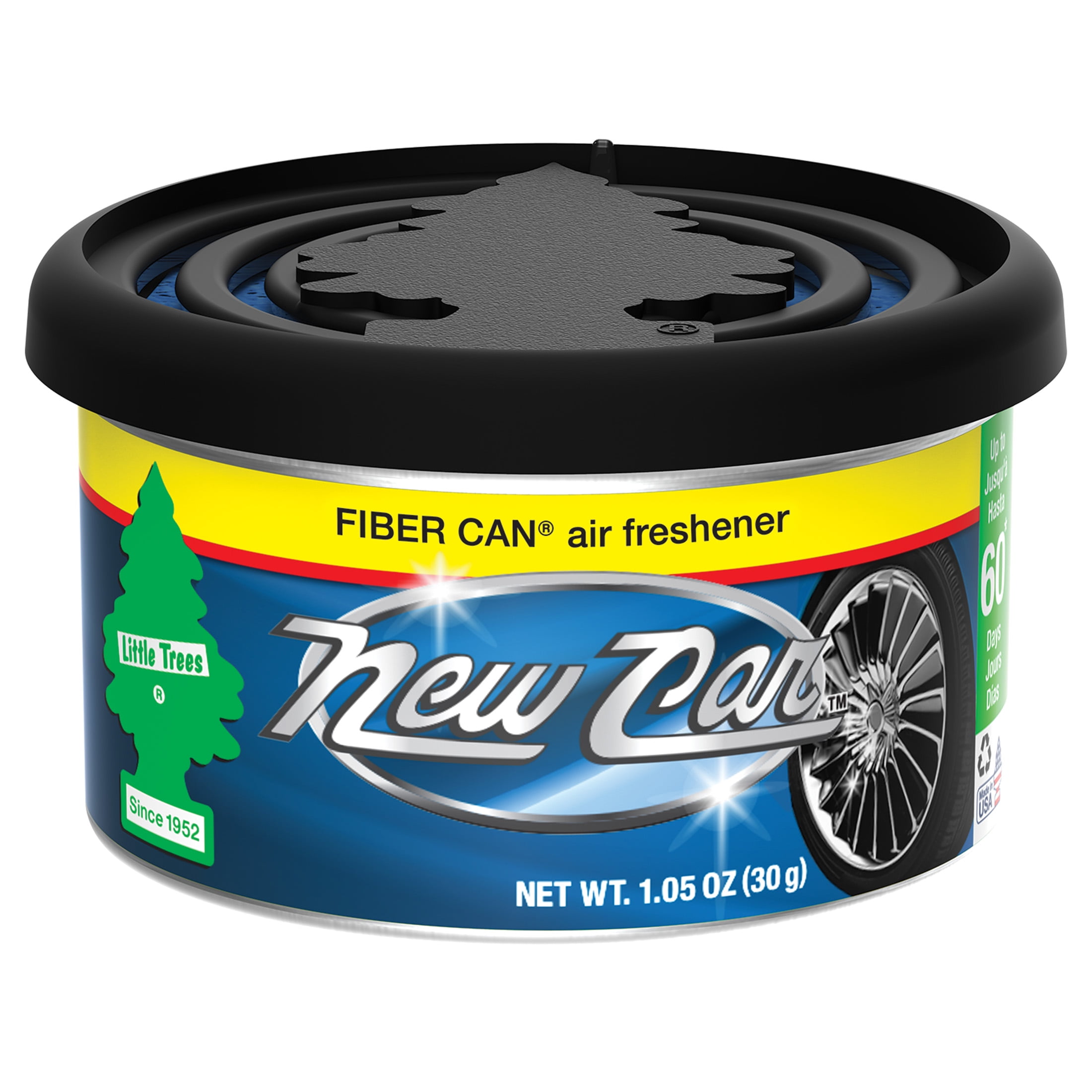 Little Trees Air Freshener Fiber Can New Car 1.05oz