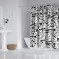 thumbnail image 2 of Halloween Doodle Halloween Elements Shower Curtain 72"x84" ,Bathroom Decorative Shower Curtains Set with 12 Hooks,Modern Waterproof Washable Shower Curtain, 2 of 6